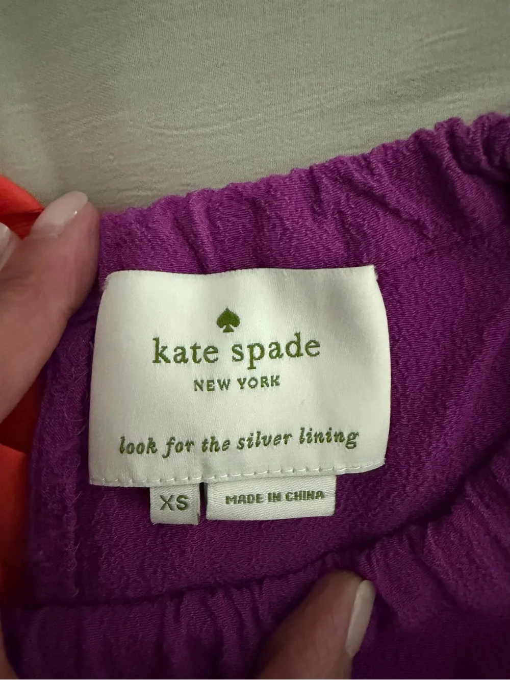 Kate Spade Katia Dress - Purple & Orange